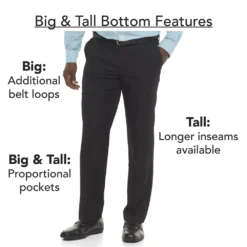 Big & Tall Sonoma Goods For Life™ Flexwear Stretch Chino Pants -Sonoma Style Hub 2812015 ALT3