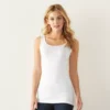 Women's Sonoma Goods For Life® Tunic Layering Tank Top -Sonoma Style Hub 2979874 New White