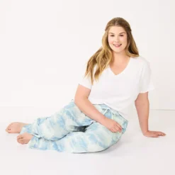 Plus Size Sonoma Goods For Life® Knit Pajama Pants 9 Plus Size Sonoma Goods For Life® Knit Pajama Pants -Sonoma Style Hub 4212360 ALT3