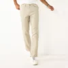 Men’s Sonoma Goods For Life® Regular-Fit 5-Pocket Everyday Pants -Sonoma Style Hub 4869296 Khaki