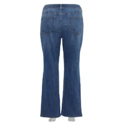 Plus Size Sonoma Goods For Life® Elastic-Waist Curvy Mid-Rise Bootcut Jeans -Sonoma Style Hub 4990173 ALT