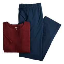 Men's Sonoma Goods For Life® Supersoft Modern-Fit Crewneck Tee & Open-Bottom Pants Pajama Set -Sonoma Style Hub 5012839 ALT9