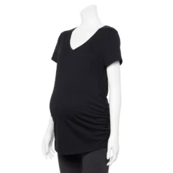 Maternity Sonoma Goods For Life® 2-pack Essential Short Sleeve Tee -Sonoma Style Hub 5145387 ALT