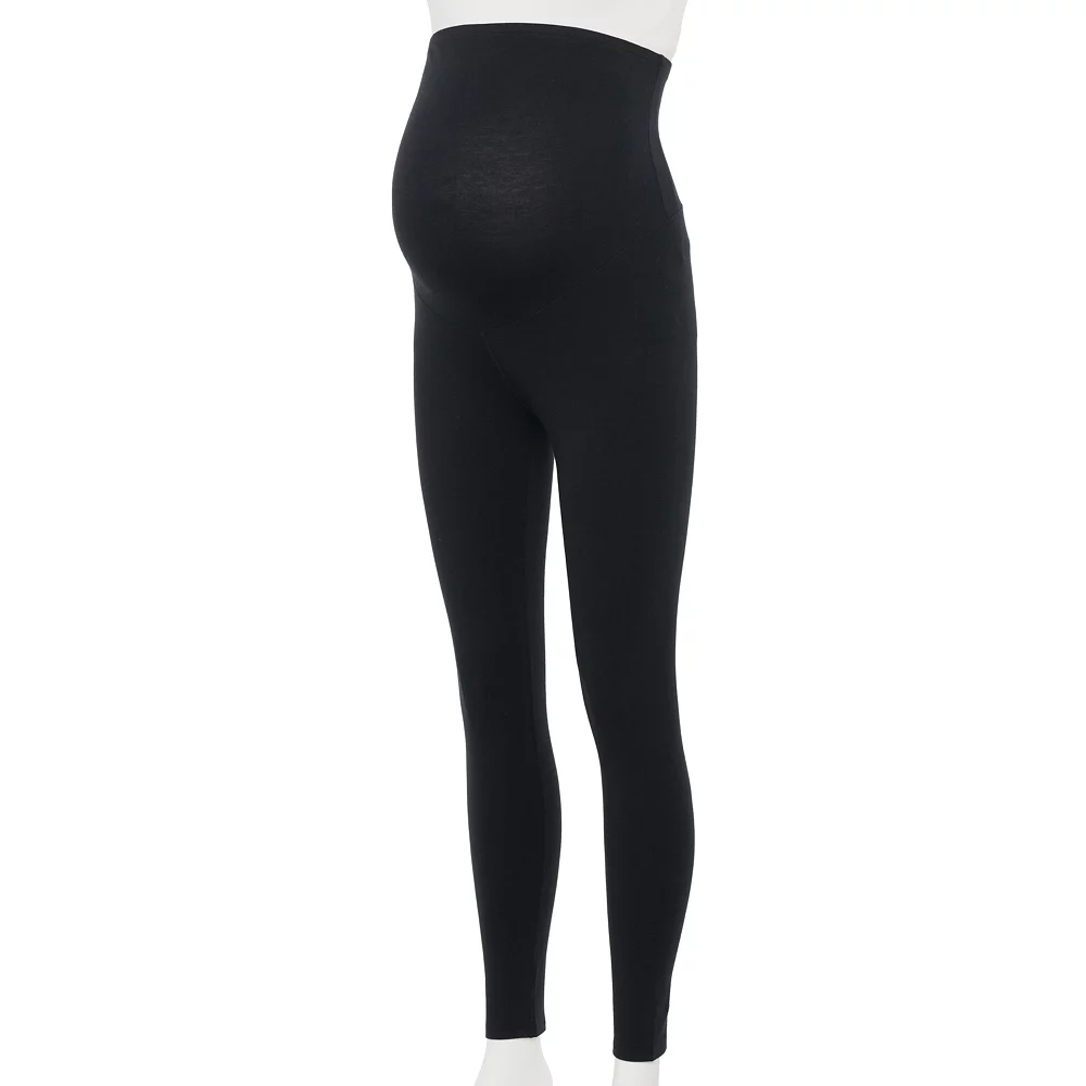 Maternity Sonoma Goods For Life® 2-pack Over-the-Belly Leggings 4 Maternity Sonoma Goods For Life® 2-pack Over-the-Belly Leggings - Image 2
