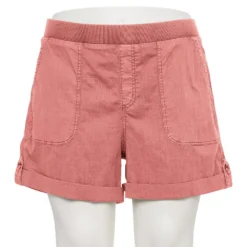 Plus Size Sonoma Goods For Life® Easy Pull-On Utility Shorts