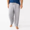 Big & Tall Sonoma Goods For Life® Seriously Soft Relaxed-Fit Sleep Pants -Sonoma Style Hub 5241547 Light Grey