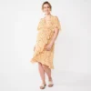 Maternity Sonoma Goods For Life® Flutter Sleeve Wrap Dress -Sonoma Style Hub 5241695 Ditsy Floral