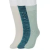 Men's Sonoma Goods For Life® 3-pack Marled Crew Socks -Sonoma Style Hub 5302032 Mint Navy Cream