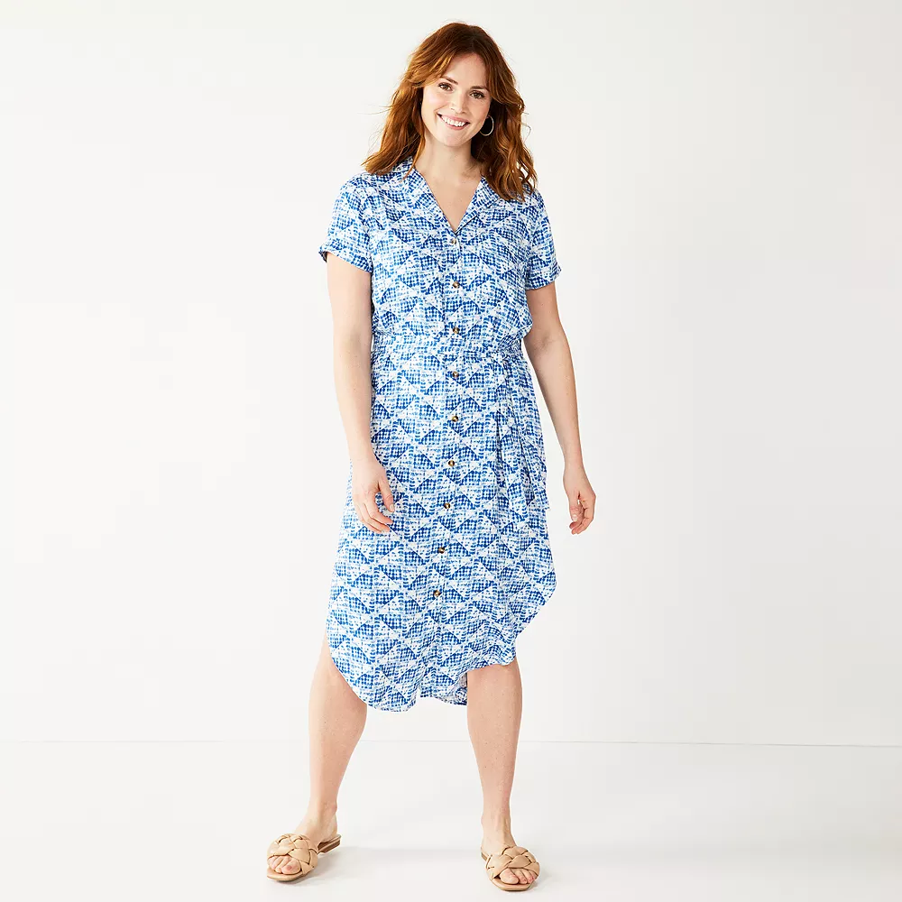 Petite Sonoma Goods For Life® Midi Shirtdress 3 Petite Sonoma Goods For Life® Midi Shirtdress