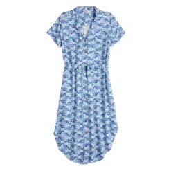 Women's Sonoma Goods For Life® Button Front Midi Shirt Dress -Sonoma Style Hub 5345259 ALT5