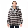 Men's Sonoma Goods For Life® Flannel Hooded Shirt Jacket
