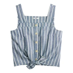 Women's Sonoma Goods For Life® Tie-Hem Squareneck Tank 7 Women's Sonoma Goods For Life® Tie-Hem Squareneck Tank -Sonoma Style Hub 5510685 ALT5