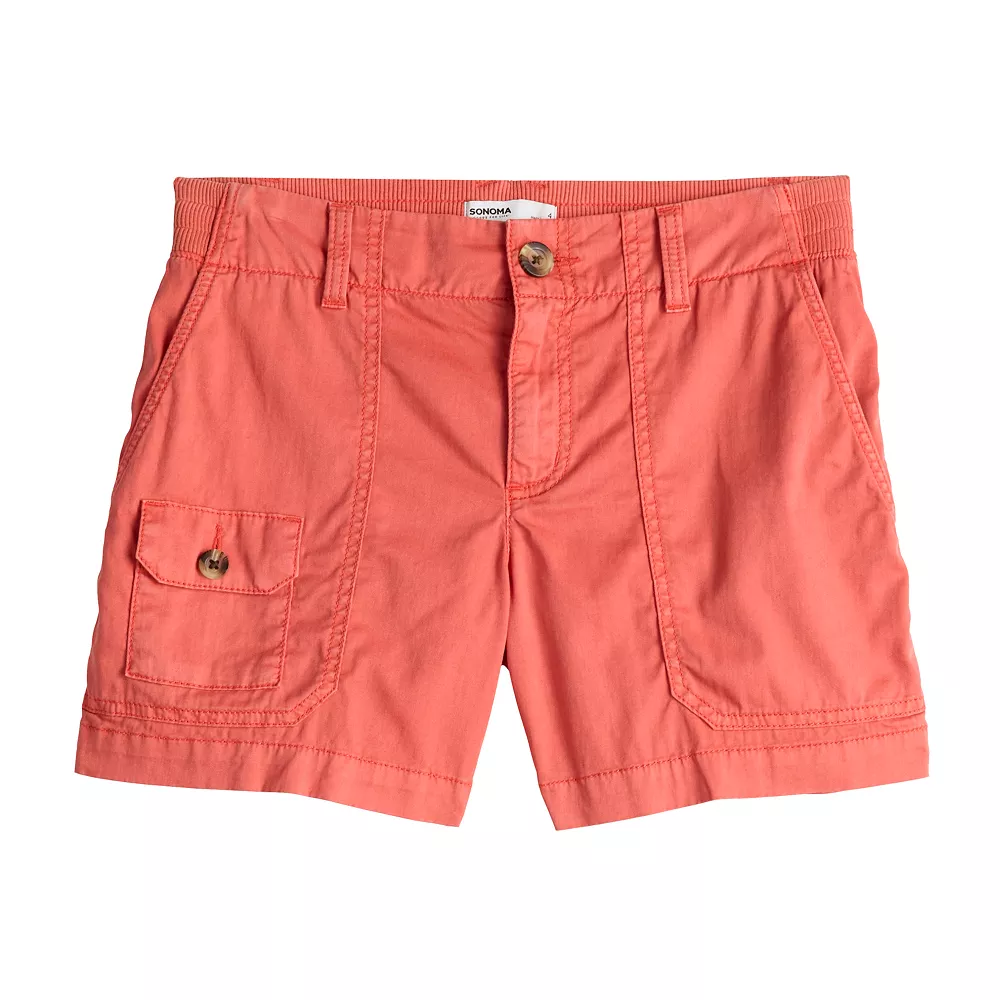 Women's Sonoma Goods For Life® Comfort Waist 5" Utility Shorts 5 Women's Sonoma Goods For Life® Comfort Waist 5" Utility Shorts - Image 3