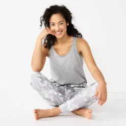 Women's Sonoma Goods For Life® Essential Banded Bottom Pajama Pants -Sonoma Style Hub 5558711 ALT4