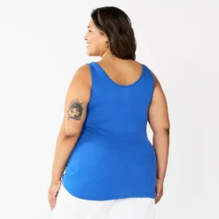 Plus Size Sonoma Goods For Life® Layering Tank -Sonoma Style Hub 5578857 ALT