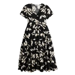 Women's Sonoma Goods For Life® Button Front Tiered Midi Dress 7 Women's Sonoma Goods For Life® Button Front Tiered Midi Dress -Sonoma Style Hub 5579211 ALT5