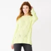 Women's Sonoma Goods For Life® Diamond Stitch Pullover Sweater -Sonoma Style Hub 5579763 Morning Green