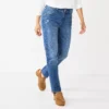 Women's Sonoma Goods For Life® High-Waisted Boyfriend Jeans -Sonoma Style Hub 5582926 Medium Wash