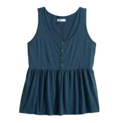 Women's Sonoma Goods For Life® Button Utility Tank -Sonoma Style Hub 5583719 ALT5