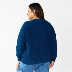 Plus Size Sonoma Goods For Life® Drop Shoulder Sweater -Sonoma Style Hub 5585467 ALT