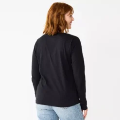 Women's Sonoma Goods For Life® Everyday V-Neck Long Sleeve Tee 6 Women's Sonoma Goods For Life® Everyday V-Neck Long Sleeve Tee -Sonoma Style Hub 5625801 ALT