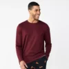 Men's Sonoma Goods For Life® Seriously Soft Tee -Sonoma Style Hub 5639268 Proteus Plum Space Dye