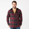 Men's Sonoma Goods For Life® Hooded Flannel Button-Down Shirt 2 Men's Sonoma Goods For Life® Hooded Flannel Button-Down Shirt -Sonoma Style Hub 5640627 Burgundy Plaid