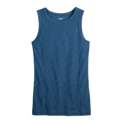 Women's Sonoma Goods For Life® Slim Fit High Neck Rib Tank -Sonoma Style Hub 5651280 ALT5