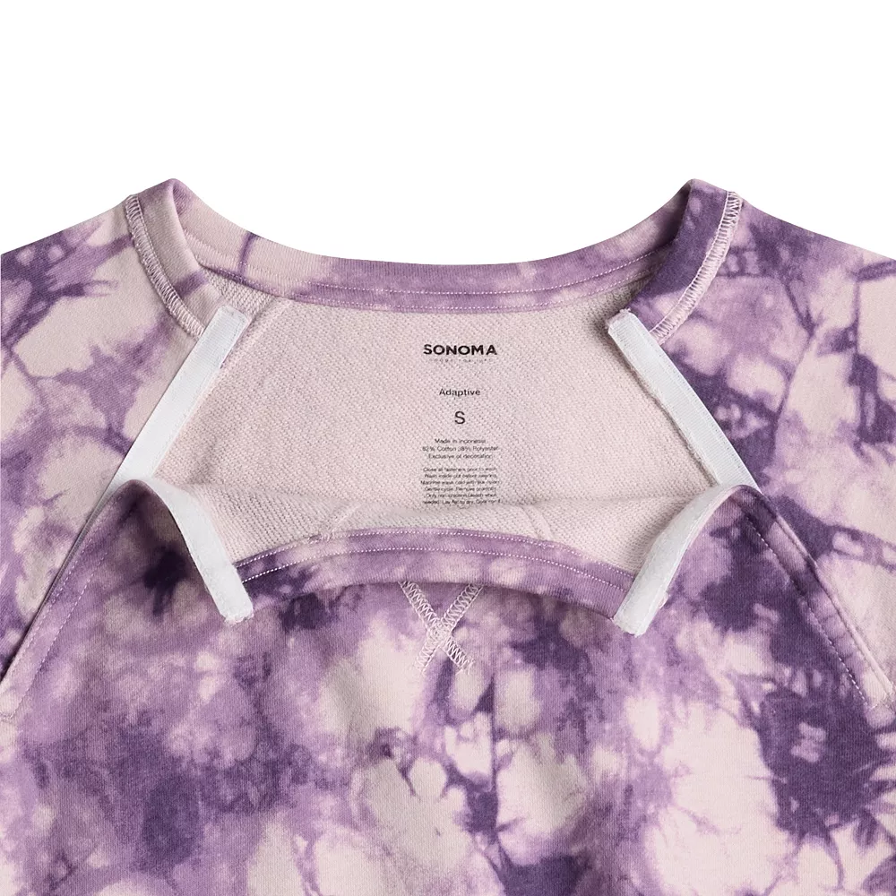 Women's Sonoma Goods For Life® Everyday Adaptive & Easy Dressing Crewneck Sweatshirt 6 Women's Sonoma Goods For Life® Everyday Adaptive & Easy Dressing Crewneck Sweatshirt - Image 4