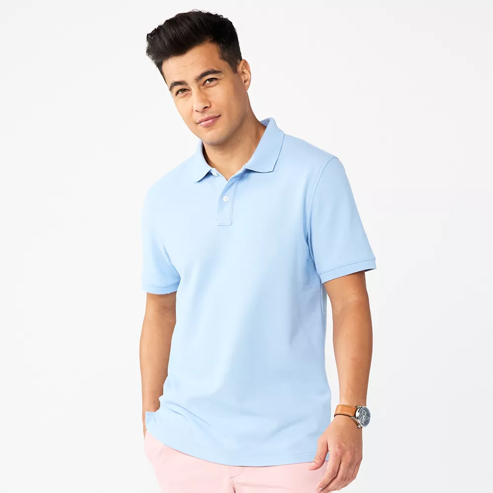 Men's Sonoma Goods For Life® Pique Polo 3 Men's Sonoma Goods For Life® Pique Polo