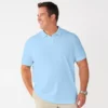 Big & Tall Sonoma Goods For Life® Pique Polo -Sonoma Style Hub 5674882 Light Blue