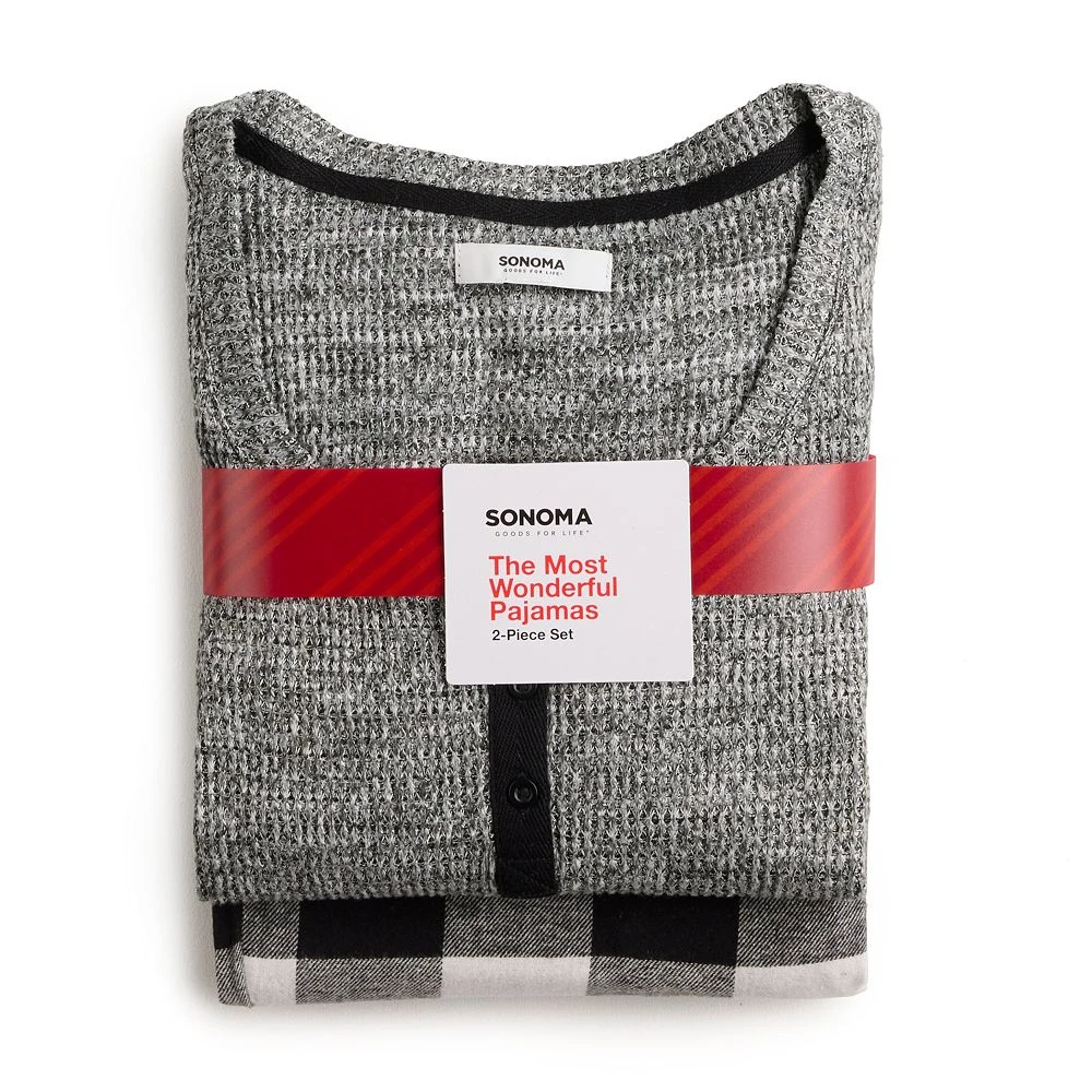 Women's Sonoma Goods For Life® Flannel Pajama Pants & Pajama Top Sleep Set 6 Women's Sonoma Goods For Life® Flannel Pajama Pants & Pajama Top Sleep Set - Image 4