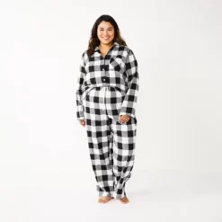 Plus Size Sonoma Goods For Life® Flannel Pajama Shirt & Pajama Pants Sleep Set -Sonoma Style Hub 5677717 ALT2