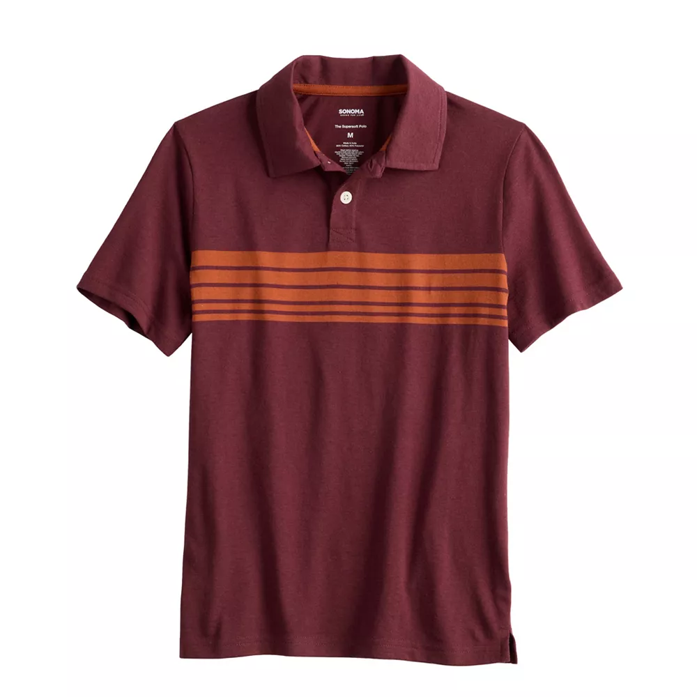 Boys 8-20 Sonoma Goods For Life® Supersoft Stripe Polo 3 Boys 8-20 Sonoma Goods For Life® Supersoft Stripe Polo