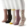 Sonoma Goods For Life® 5 Pack Floral Crew Socks -Sonoma Style Hub 5743834