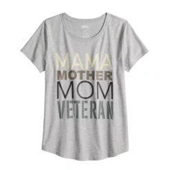 Women's Petite Sonoma Community™ Mom Veteran's Tee -Sonoma Style Hub 5776058 ALT2