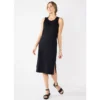 Women's Sonoma Goods For Life® Henley Knit Midi Dress -Sonoma Style Hub 5815267 Black