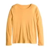 Women's Sonoma Goods For Life® Adaptive & Easy Dressing Everyday Long Sleeve Top -Sonoma Style Hub 5816132 Texture Gold