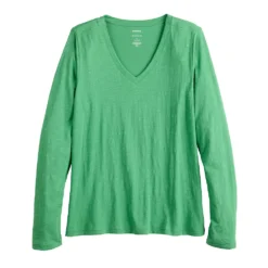 Women's Sonoma Goods For Life® Everyday Adaptive & Easy Dressing V-Neck Long Sleeve Top 10 Women's Sonoma Goods For Life® Everyday Adaptive & Easy Dressing V-Neck Long Sleeve Top -Sonoma Style Hub 5816145 ALT5