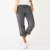 Women's Sonoma Goods For Life® Paperbag Waist Capri Pants 2 Women's Sonoma Goods For Life® Paperbag Waist Capri Pants -Sonoma Style Hub 5817195 Dark Gray
