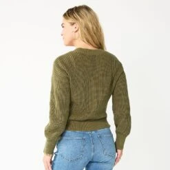 Women's Sonoma Goods For Life® Button-Front Cardigan -Sonoma Style Hub 5904013 ALT