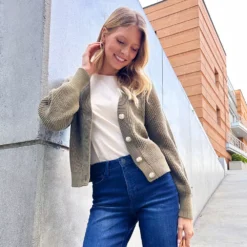 Women's Sonoma Goods For Life® Button-Front Cardigan -Sonoma Style Hub 5904013 ALT2