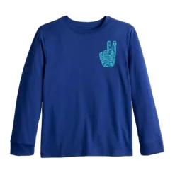 Kids Sonoma Community™ Peace Hand Black History Month Long Sleeve Tee