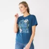 Women's Sonoma Goods For Life® Relaxed Graphic Tee -Sonoma Style Hub 5974706 Blue Flourish