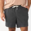 Big & Tall Sonoma Goods For Life® Comfortable Pull-On Shorts -Sonoma Style Hub 5977346 Dark Gray