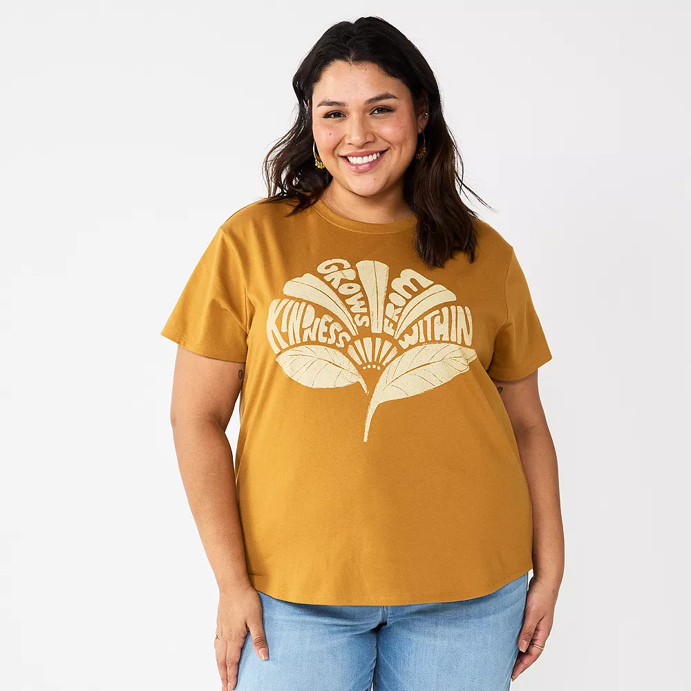 Plus Size Sonoma Goods For Life® Relaxed Graphic Tee 3 Plus Size Sonoma Goods For Life® Relaxed Graphic Tee