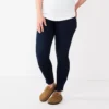 Maternity Sonoma Goods For Life® Over-the-Belly Clean-Hem Jeggings -Sonoma Style Hub 6120538 Dark Indigo